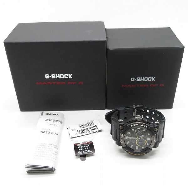 実際に弊社で買取させて頂いたG-SHOCK/Gショック FROGMAN/フロッグマン Bluetooth ソーラー電波時計 GWF-A1000-1AJFの画像 6枚目