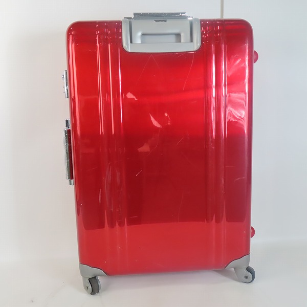 実際に弊社で買取させて頂いたZERO HALLIBURTON/ゼロハリバートン ZRP-Z キャリーバッグ/スーツケース レッド の画像 1枚目