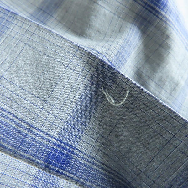 実際に弊社で買取させて頂いたDior/ディオール チェック柄 長袖シャツ 9H3154101189 /38の画像 7枚目