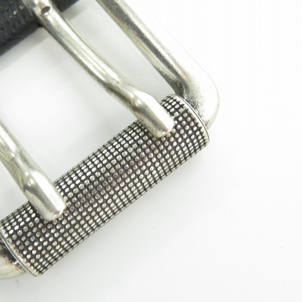 実際に弊社で買取させて頂いたEMPORIO ARMANI/エンポリオアルマーニ ロゴプレート レザー ベルトの画像 4枚目