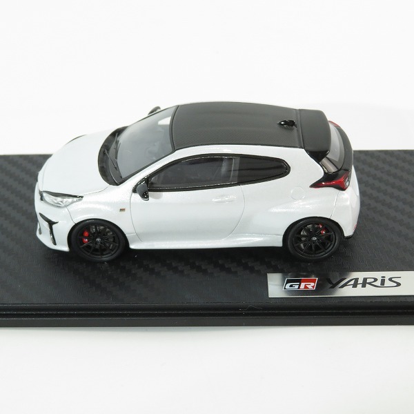 実際に弊社で買取させて頂いたメーカー不明 TOYOTA/トヨタ GR ヤリス プラチナホワイトパールマイカ/ミニカーの画像 1枚目