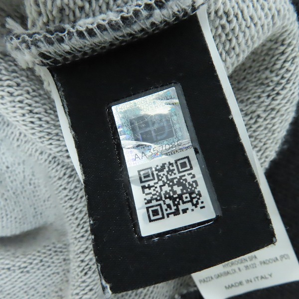 実際に弊社で買取させて頂いたHYDROGEN/ハイドロゲン ＃17 スカルプリント スウェットトレーナー Lの画像 4枚目