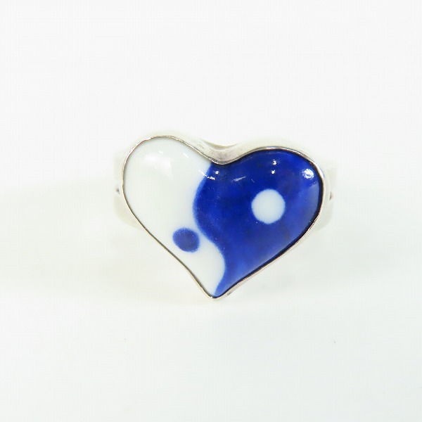 実際に弊社で買取させて頂いたHOLLYWOOD RANCH MARKET/ハリウッドランチマーケット シルバーリング ハート 19.5-20号の画像 1枚目