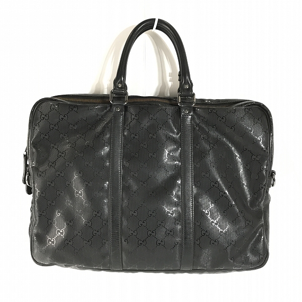 実際に弊社で買取させて頂いたGUCCI/グッチ GG柄 GGインプリメ ビジネスバッグ ブリーフケース 201480 200047の画像 1枚目