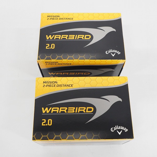 実際に弊社で買取させて頂いた【未使用】Callaway/キャロウェイ WARBIRD 2.0/ウォーバード ゴルフボール ホワイト 2ダースの画像 2枚目