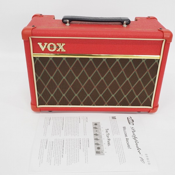 実際に弊社で買取させて頂いたVOX/ヴォックス Pathfinder 10 Red V9106 ギターアンプ コンボアンプ 限定レッドモデル【動作確認済】