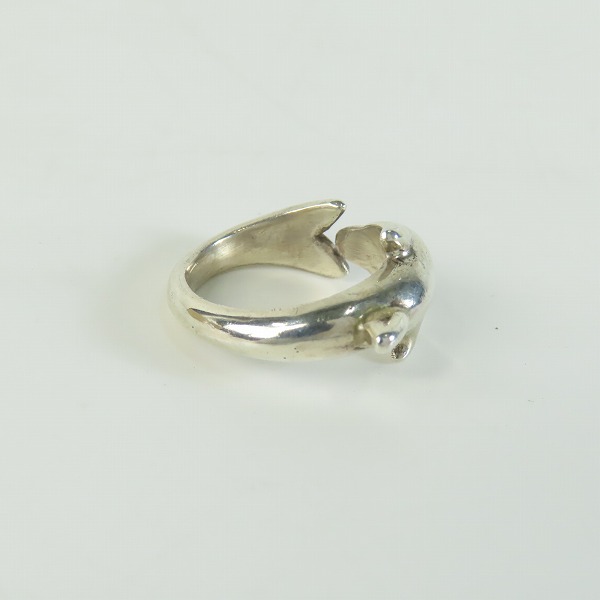 実際に弊社で買取させて頂いたHOLLYWOOD RANCH MARKET/ハリウッドランチマーケット ドルフィン/イルカ リング /11号の画像 4枚目