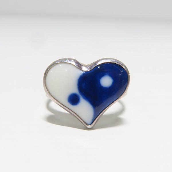 実際に弊社で買取させて頂いたHOLLYWOOD RANCH MARKET/ハリウッドランチマーケット シルバーリング ハート 20.5-21号の画像 1枚目