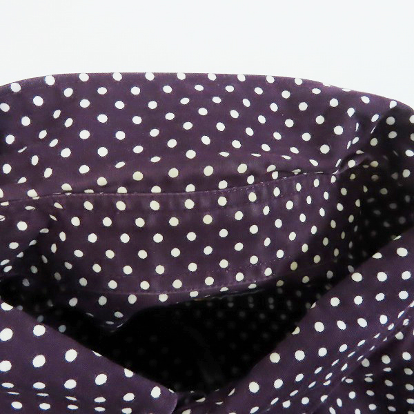 実際に弊社で買取させて頂いたFRED PERRY/フレッドペリー Polka Dot Print L/S Shirt JAPAN LIMITED/ポルカドットプリント 長袖シャツ F4359/Mの画像 4枚目