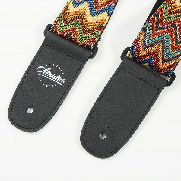 実際に弊社で買取させて頂いたAmumu/アムム マルチカラー ギターストラップ ベースストラップの画像 2枚目