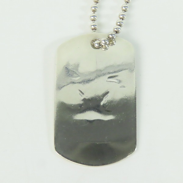 実際に弊社で買取させて頂いた【一枚のみ】CRAZY PIG/クレイジーピッグ CPDドッグタグ ネックレスの画像 2枚目