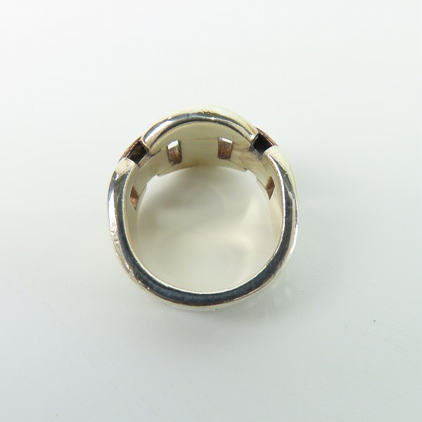 実際に弊社で買取させて頂いたHERMES/エルメス リング シェーカシオペア シルバー 925/55 12号の画像 5枚目