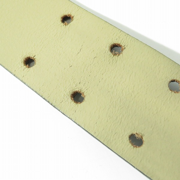 実際に弊社で買取させて頂いたEMPORIO ARMANI/エンポリオアルマーニ ロゴプレート レザー ベルトの画像 5枚目