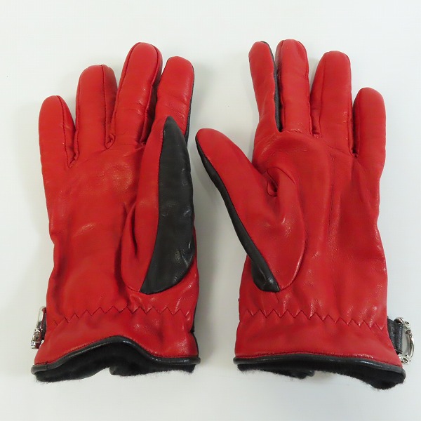 実際に弊社で買取させて頂いたDEAL DESIGN/ディールデザイン レザーグローブ グローブホルダー付きの画像 2枚目