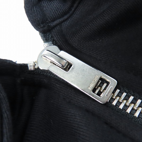 実際に弊社で買取させて頂いたDIESEL/ディーゼル スリーブ切り替えデザイン ジップアップジャケット Sの画像 9枚目
