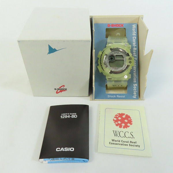 実際に弊社で買取させて頂いたG-SHOCK/Gショック W.C.C.S. FROGMAN/フロッグマン トリプルマンタ DW-8201WC-8T【動作未確認】の画像 6枚目