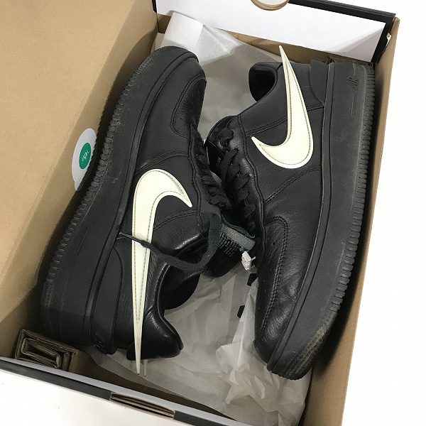 実際に弊社で買取させて頂いたNIKE×AMBUSH/ナイキ×アンブッシュ AIR FORCE 1 LOW SP/エア フォース 1 ロー スペシャル ブラック DV3464-001/27.0の画像 8枚目