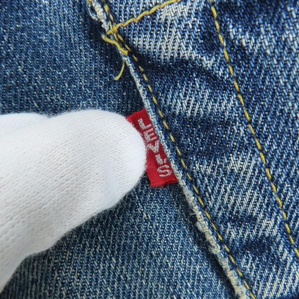 実際に弊社で買取させて頂いたLevi’s/リーバイス 702-XX 刻印J22 ビッグE 赤耳 日本製 デニムパンツ/36の画像 3枚目