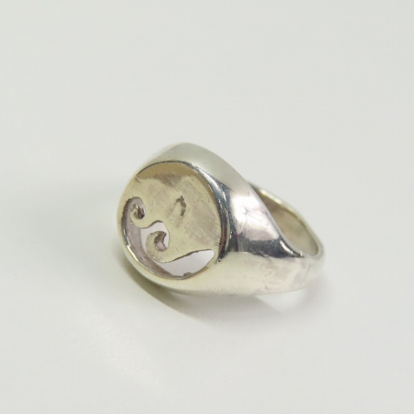 実際に弊社で買取させて頂いたHOLLYWOOD RANCH MARKET/ハリウッドランチマーケット 波モチーフリング 11.5号