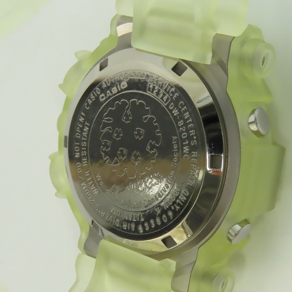 実際に弊社で買取させて頂いたG-SHOCK/Gショック W.C.C.S. FROGMAN/フロッグマン トリプルマンタ DW-8201WC-8T【動作未確認】の画像 3枚目