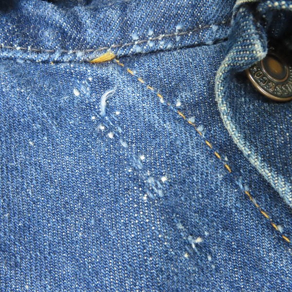 実際に弊社で買取させて頂いたLEVI'S/リーバイス 刻印529 USA製 デニムジャケットの画像 7枚目