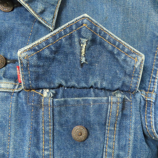 実際に弊社で買取させて頂いたLevi's/リーバイス ボタン裏刻印52  3rd/サード デニム ジャケットの画像 5枚目