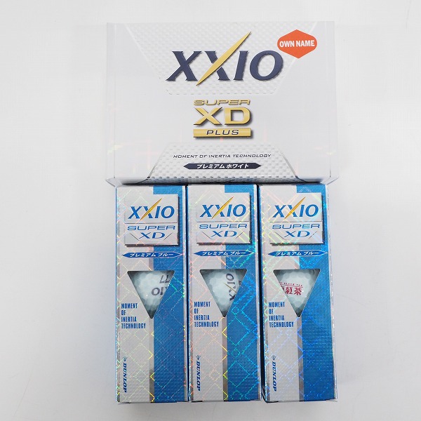 実際に弊社で買取させて頂いた【未使用/オウンネーム】DUNLOP/ダンロップ XXIO/ゼクシオ SUPER XD/ SUPER XD PLUS ゴルフボール 計15個の画像 3枚目