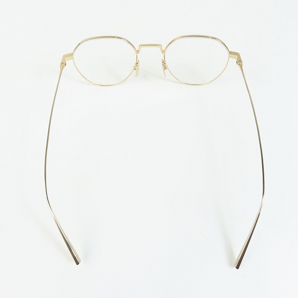 実際に弊社で買取させて頂いたdita/ディータ ARTOA.82  White Gold Clear 眼鏡/メガネフレーム ゴールド DTX162-A-01の画像 3枚目
