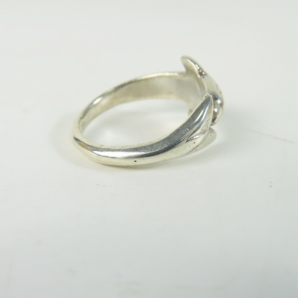 実際に弊社で買取させて頂いたHOLLYWOOD RANCH MARKET/ハリウッドランチマーケット ドルフィン/イルカ リング 22号の画像 3枚目