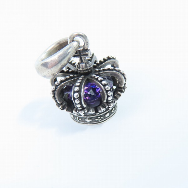 実際に弊社で買取させて頂いたJustin Davis/ジャスティンデイビス CROWN GLORY/クラウングローリーペンダント パープル SPJ119の画像 5枚目