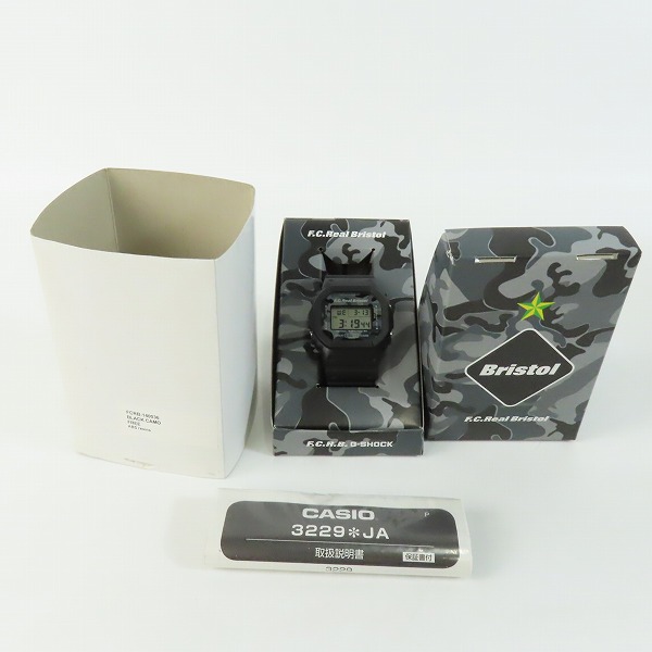 実際に弊社で買取させて頂いたF.C.R.B. F.C.Real Bristol×G-SHOCK/ブリストル×Gショック カモフラ 腕時計 DW-5600VTの画像 7枚目