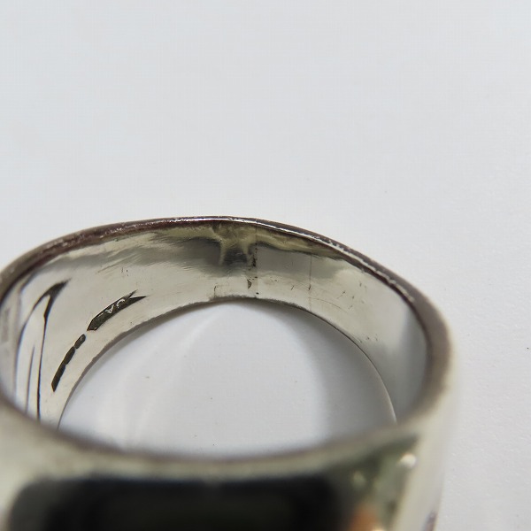 実際に弊社で買取させて頂いたCRAZY PIG/クレイジーピッグ EVIL SKULL RING  LARGE ラージエビルスカル リング 21号の画像 8枚目