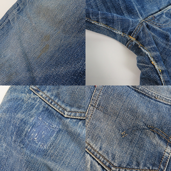 実際に弊社で買取させて頂いたLevi's/リーバイス ボタン裏 刻印 K ビッグE デニム ヴィンテージ ジーンズ  501 の画像 8枚目