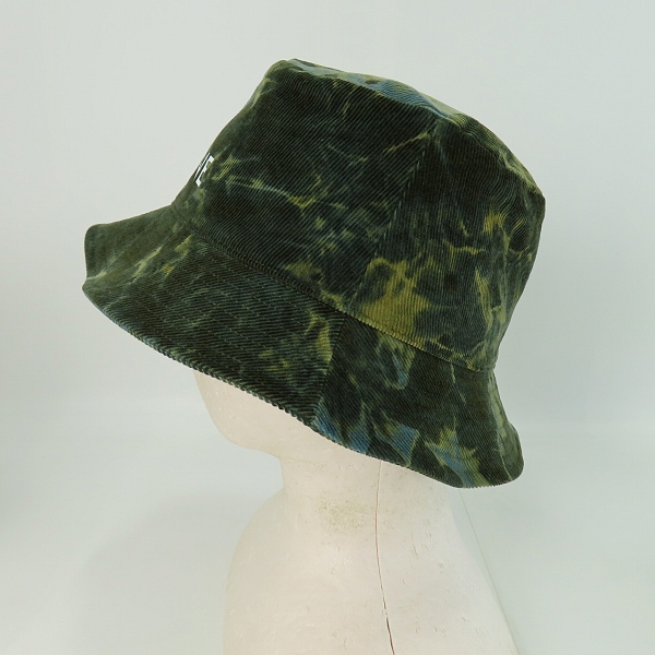 実際に弊社で買取させて頂いた【JPタグ】Celine/セリーヌ 22SS ロゴ コーデュロイ カモフラージュ柄 バケットハット/帽子 2AU5B214Q/Lの画像 2枚目