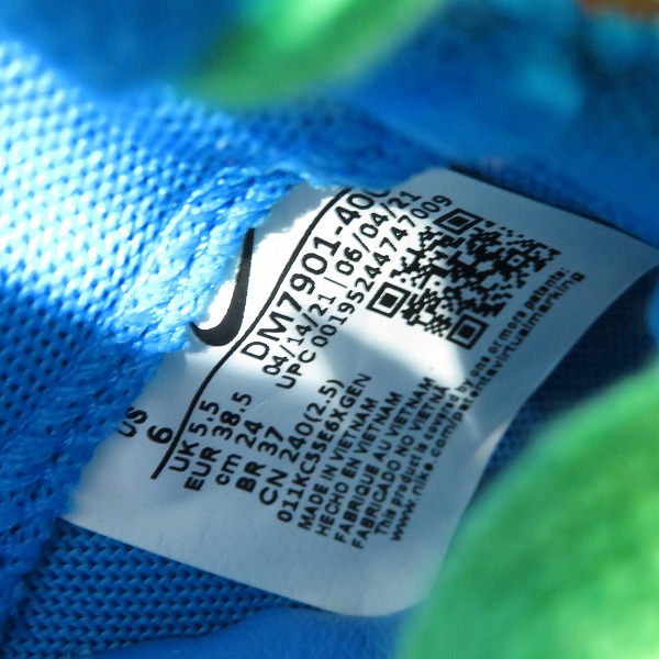 実際に弊社で買取させて頂いた【未使用】NIKE×KAWS×sacai/ナイキ×カウズ×サカイ BLAZER LOW Neptune Blue/ネプチューン ブルー DM7901-400/24の画像 5枚目