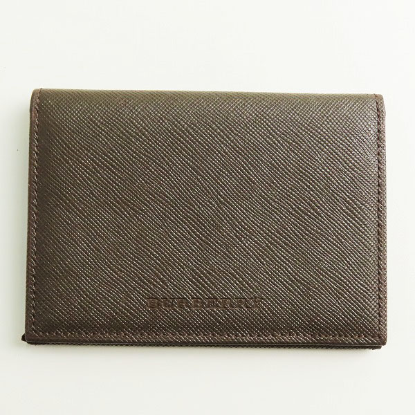 実際に弊社で買取させて頂いたBURBERRY/バーバリー レザー 二つ折り カードケース/パスケース 