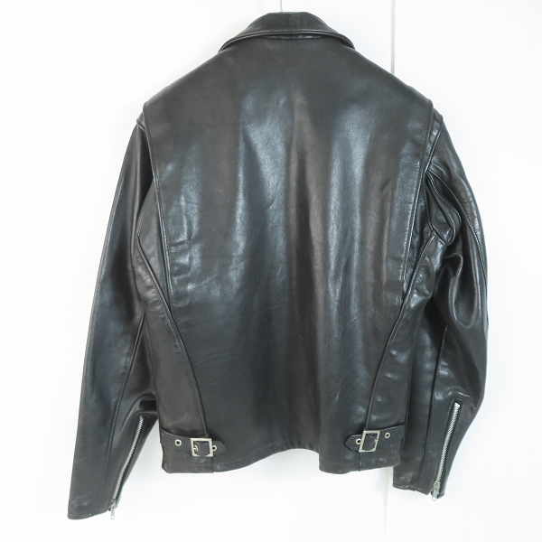 実際に弊社で買取させて頂いたSCHOTT/ショット ボアライナー付き シングルレザーライダースジャケット /38の画像 1枚目