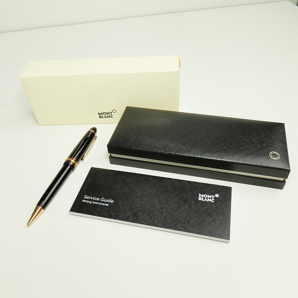 実際に弊社で買取させて頂いたMONTBLANC/モンブラン MEISTERSTUCK/マイスターシュテック ローズゴールドコート ル・グラン 回転式 ボールペン MB112673の画像 7枚目