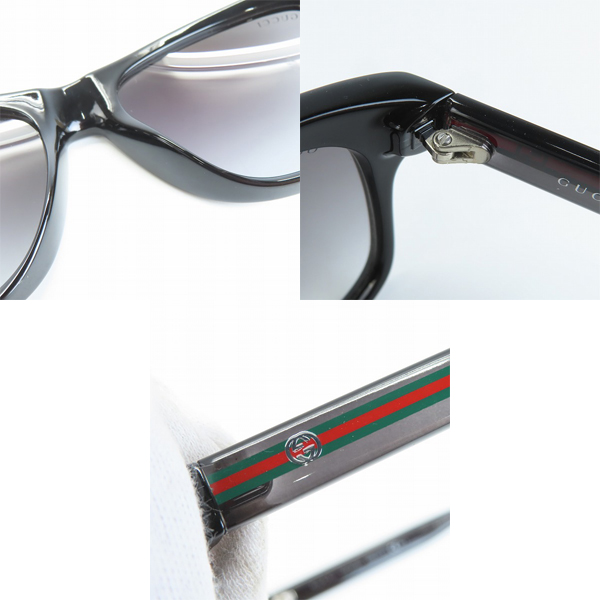 実際に弊社で買取させて頂いたGUCCI/グッチ GUCCI/グッチ BIO BASED ウェリントン サングラス GG3709/S の画像 5枚目