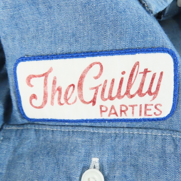 実際に弊社で買取させて頂いたWACKO MARIA/ワコマリア ROCKERS-TRIP シャンブレー ワークシャツ/Lの画像 5枚目