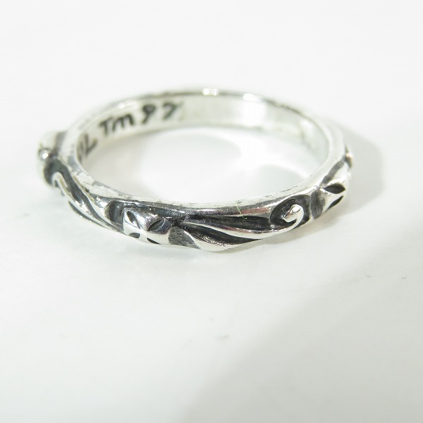 実際に弊社で買取させて頂いた(1)Bill Wall Leather/BWL/ビルウォールレザー R202 Thin クロスリング/19号の画像 2枚目