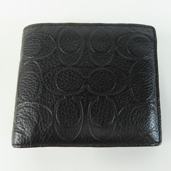 実際に弊社で買取させて頂いたCOACH/コーチ シグネチャー 二つ折り財布/ウォレット C1231
