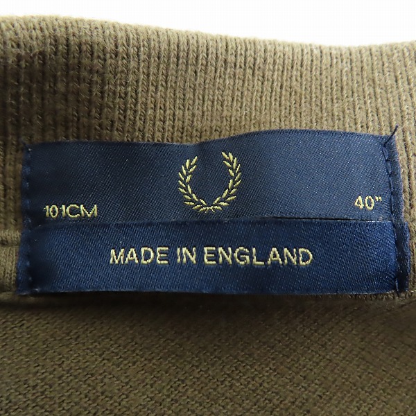 実際に弊社で買取させて頂いたFRED PERRY/フレッドペリー 半袖ポロシャツ ブラウン/40の画像 2枚目