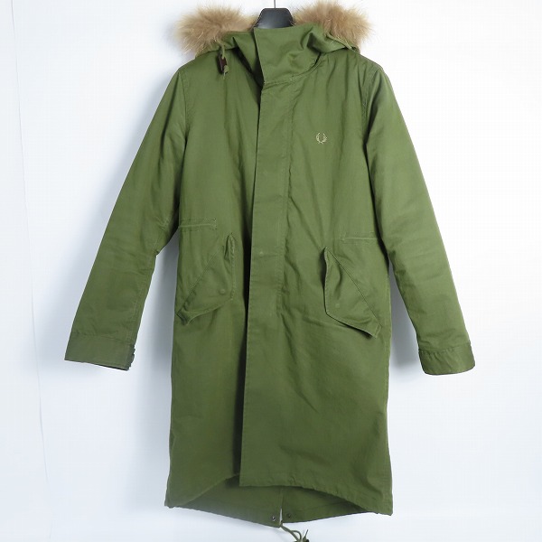 実際に弊社で買取させて頂いたFRED PERRY/フレッドペリー ダウンライナー付 フィッシュテール モッズコート F2562/XS