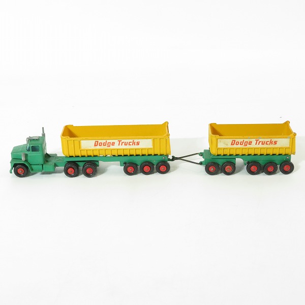実際に弊社で買取させて頂いたMATCHBOX/マルチボックス K-16 KING SIZE DODGE TRACTOR WITH TWIN TIPPER/ダッジトラクター ミニカーの画像 2枚目
