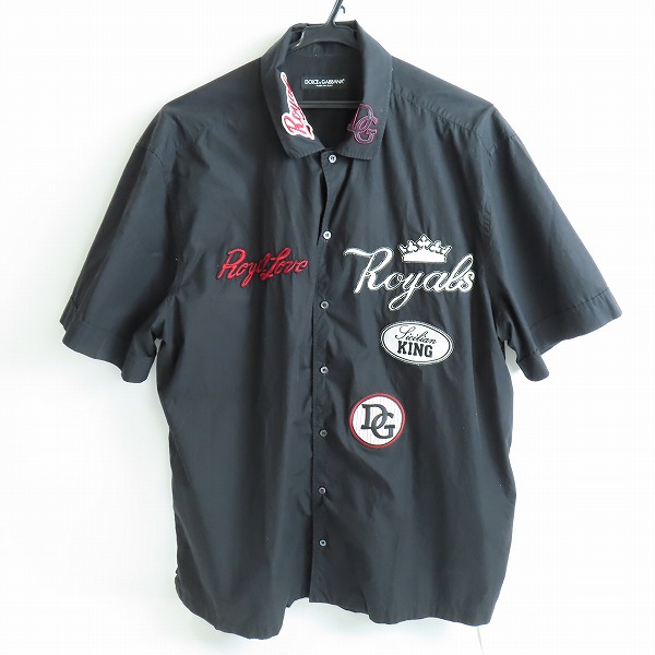 実際に弊社で買取させて頂いたDOLCE&GABBANA/ドルチェアンドガッバーナ/ドルガバ ワッペン カットソー/シャツ 16.5/42