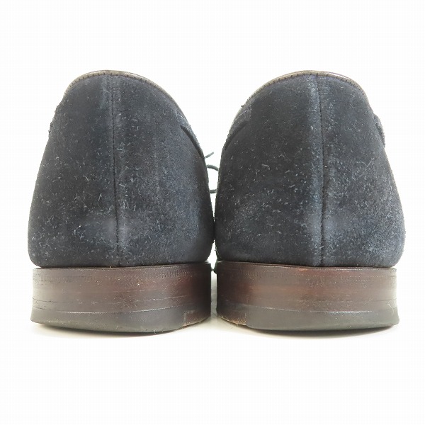 実際に弊社で買取させて頂いたCROCKETT&JONES/クロケット&ジョーンズ スエード リボン ローファー/8Eの画像 1枚目