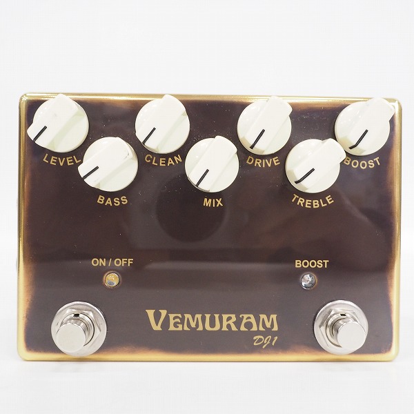 実際に弊社で買取させて頂いたVEMURAM/ベムラム DJ1 ベース用オーバードライブ エフェクター【動作確認済】の画像 1枚目