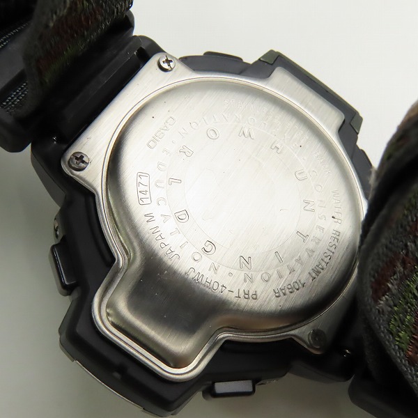実際に弊社で買取させて頂いたCASIO/カシオ PROTREK/プロトレック HUNTING WORLD PRT-40HWJ 【動作未確認】 の画像 3枚目