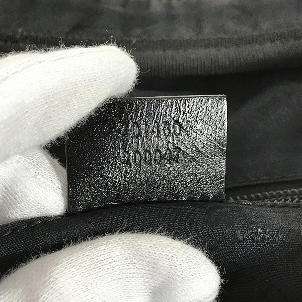 実際に弊社で買取させて頂いたGUCCI/グッチ GG柄 GGインプリメ ビジネスバッグ ブリーフケース 201480 200047の画像 6枚目